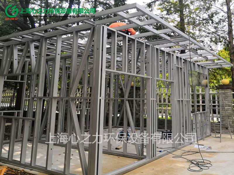 廣饒垃圾房現場安裝場景圖實拍